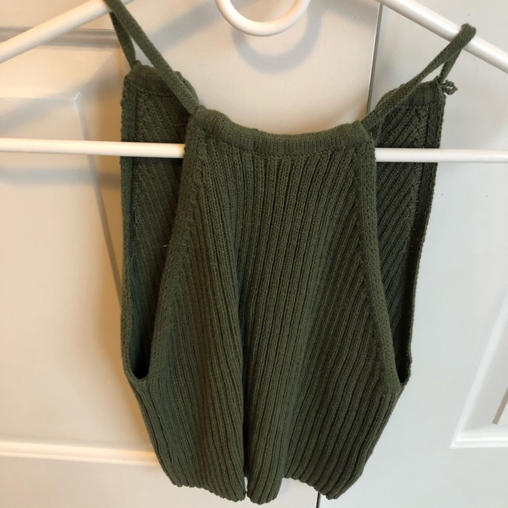 Sweater tank top